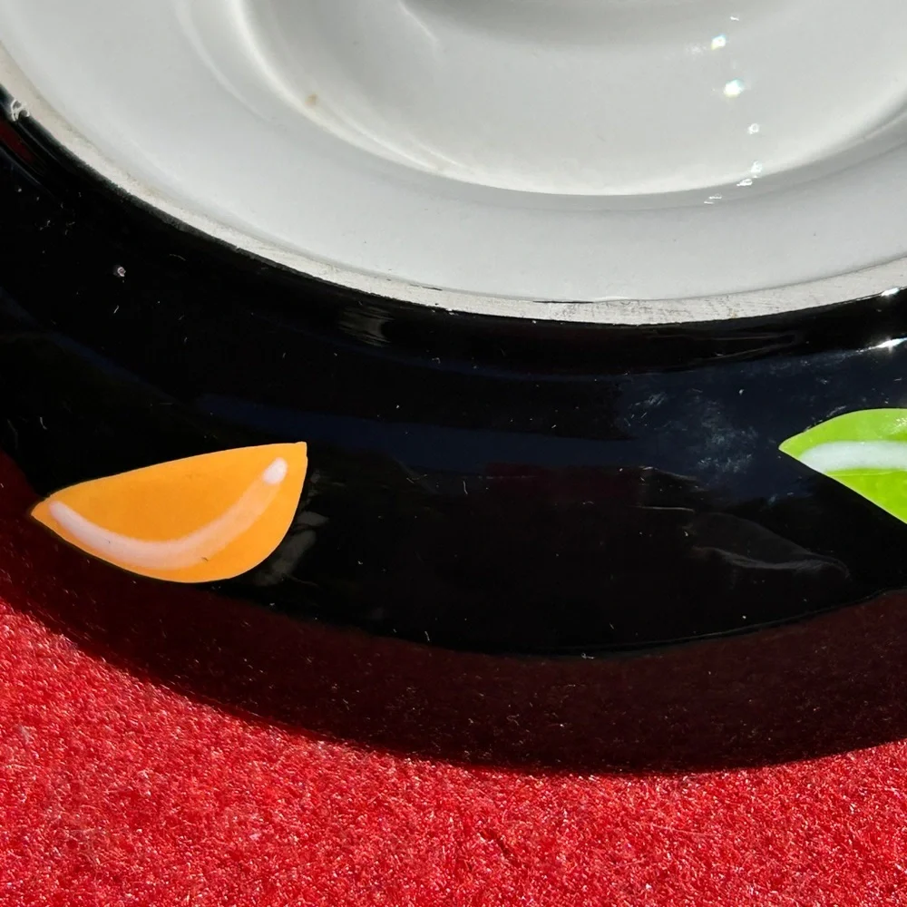 Margarita Salt Bowl Plate Crate & Barrel Fiesta Style